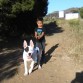 un dia de paseo con mi hijo y mi perro por el monte